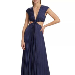 NWT ALC Alejandra Pleated Cut-Out Gown